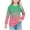 Pink3, variant on Lmnyox Girls Fashion Long Sleeve Shirt Print Crew Neck Pullover Tee with Pocket Big Girls Cute Tops 5-14 Years
