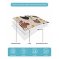 thumbnail image 4 of Twin XL Quilt Bedding Set, Farmhouse Rooster Reversible Summer Quilt 3 Pieces, Vintage Watercolor Flowers Beige Lightweight Bedspreads Coverlets with 2 Pillow Shams for All Seasons, 4 of 5