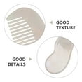thumbnail image 3 of WEUVEB 2Ud Peines De Acetato Beige Con Anchos Antiestáticos Para Peinado Y Cuidado Diario, 3 of 7