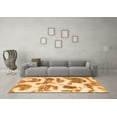 thumbnail image 3 of Ahgly Company Indoor Rectangle Abstract Orange Modern Area Rugs, 8' x 12', 3 of 4
