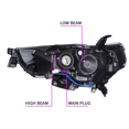 thumbnail image 2 of 2014-2021 Toyota 4runner headlamp passenger side RH, 2 of 3
