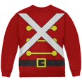 thumbnail image 1 of Costume de Soldat Jouet de Noël Chandail en Molleton Rouge pour Jeunes, 1 of 1