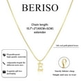 thumbnail image 5 of Gold Initial Necklaces for Women 14K Gold Plated Dainty Letter Necklace Personalized Initial Pendant Necklace Tiny Letter Name Necklaces Christmas Gift for women, 5 of 13