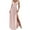 Pink, variant on Womens Cocktail Dresses Elegant Wrap V Neck Maxi Dress Lace Pachwork Wedding Evening Party Gowns Dress with Split