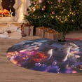 thumbnail image 6 of Rateoe Astronaut In Cosmic Garden Print Christmas Tree Skirt 36" for Xmas Holiday New Year Party Circle Tree Mat Ornaments Decoration, 6 of 7