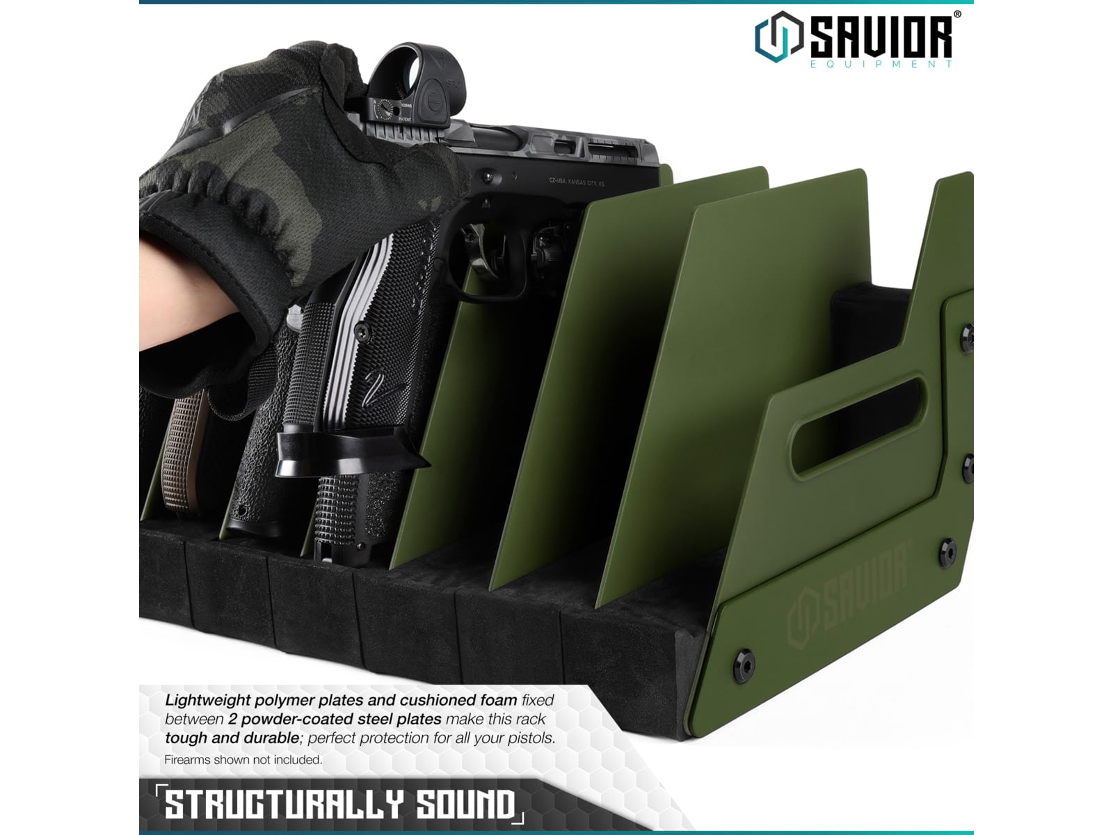 Savior Pistol Rack (8 Slots)(Green)