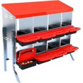 thumbnail image 1 of Yeshouse Nidos para gallinas ponedoras, Nido metálico para gallinas con orificios de ventilación y percha oscilante para gallinero, Cajas para la puesta de huevos de gallinas, patos y otras aves, 1 of 7