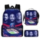 thumbnail image 3 of Conjunto de mochila infantil de 3 piezas con diseños de jugadores de fútbol para el colegio., 3 of 5