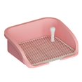 thumbnail image 1 of Inodoro para perros, l para cachorros, entrenamiento de mascotas grande con soporte para de pared interior, perro interior Rosa Yuyangstore Bandeja de aseo para gatos, 1 of 8