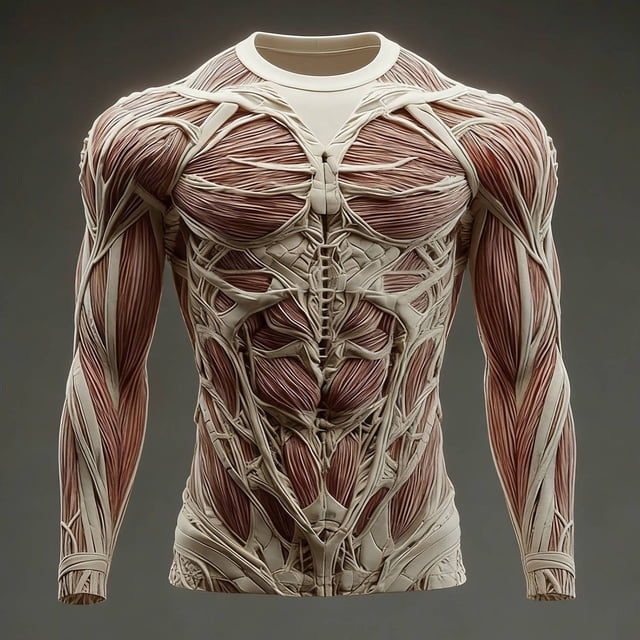 T-shirt Graphique à Manches Longues avec Imprimé pour Tenue de Rue Décontractée Quotidienne - Haut à Col Rond pour le Printemps à l'Automne