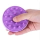 thumbnail image 4 of Cepillo de silicona suave para masaje capilar, ideal para uso en casa o salón, disponible en varios colores como negro, rosa y morado. Diseño ergonómico y ligero para una experiencia de lavado, 4 of 7
