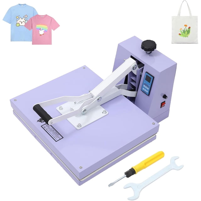 Bingirl 15x24 Inch Digital Sublimation Heat Transfer Machine Combo: T-Shirt, Hat, Mug, Plate, Cap Heat Press