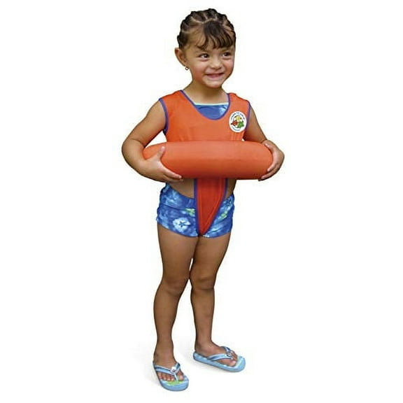Poolmaster Learntoswim Swimming Pool Tube Float Trainer, Orange