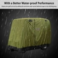 thumbnail image 4 of 10L0L Golf Cart Cover for Yamaha EZGO Club Car, 420D Waterproof Sunproof Dustproof Enclosure Cover- Army Green, 4 of 8