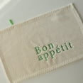 thumbnail image 3 of Face Cloth Wash Cloth Soft Hand Towel Water Absorption Alphabet Embroider Rectangle, 3 of 5