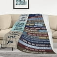 thumbnail image 2 of Gifts for Dad, Dad Gifts Blanket 50"x60", Dad Gifts from Daughter/Son, Dad Birthday Gift, Birthday Gifts for Dad, Father Gifts, Christmas Dad Gifts, Best Dad Ever Gifts, Daddy Gifts Blankets, 2 of 6