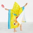 thumbnail image 3 of 48" x 24" Bath Beach Pool Hooded Towel Warp for 3-7T Unisex Baby Toddler, Absorbent Poncho, Orange Fox, 3 of 8