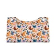thumbnail image 4 of Lsque Cute Chickens Printed Long Tissue Box Cover Holder, Facial Paper Organizer Dispenser,Triangle with Bottom Belt, PVC Leather Decorative Organizer, 4 of 9