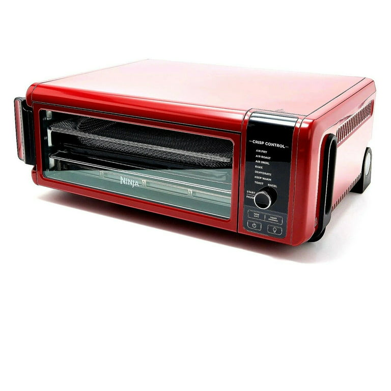 Ninja SP101 Foodi 8-in-1 Air Fry Large Toaster Oven Flip-Away for Storage Dehydrate Keep Warm 1800W XL Capacity (Renewed) Black