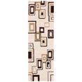 thumbnail image 5 of SAFAVIEH Soho Samia Geometric Wool Area Rug, Beige/Brown, 5' x 8', 5 of 6