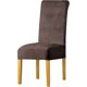 thumbnail image 2 of (Grey Coffee,6 Pack(M))Velvet Chair Cover,Straight Spandex with Elastic Band,Velvet Large Lady Dining Chair for Restaurant Hotel Party Banquet, 2 of 5