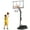 Black, variant on NEDYO Portable Basketball Hoop for Kids, 3.9-8.5 ft Height Adjustable Basketball Goal with HDPE Backboard and Weighted Base, Indoor & Outdoor Use