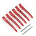 thumbnail image 1 of Hair Clips For Styling Hair Clips With Silicone Band Duck Bill Clips 6Pcs Professional Hair Clips NonSlip Dividing Duckbill Hair Clips For Hair Cutting Styling, 1 of 8