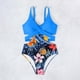 thumbnail image 4 of Traje de Baño de Bikini de Mujer Impreso Hueco Encaje Hasta Bikini Sexy, Traje de Baño sin Espalda para la Piscina Y el Mar, 4 of 9