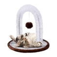 thumbnail image 1 of Estera de ratán para café Depurador de pelo para gatos masaje para rascar gatos cepillo facial con arco autorreparable tabla para rascar gatos 33x30cm Material: cepillo de PVC ANGGREK  Otros, 1 of 8
