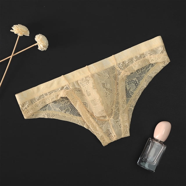Comfort Sheer Lace Triangular Briefs for Everyday Wear with Breathable Soft Fabric and Stretch Fit Design for All Seasons