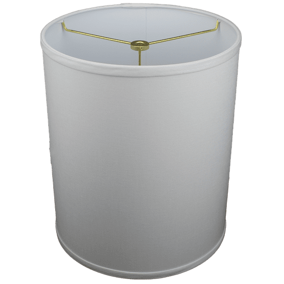 Fenchel Shades | 10" Top Diameter x 10" Bottom Diameter x 12 Height, (Washer/Spider Attachment) Drum Lamp Shade - (Linen Shadow)