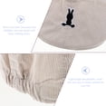 thumbnail image 5 of Boina de bebé estriada Boina de conejito para niños Boina de conejo para niños pequeños Sombrero para niños, 5 of 5