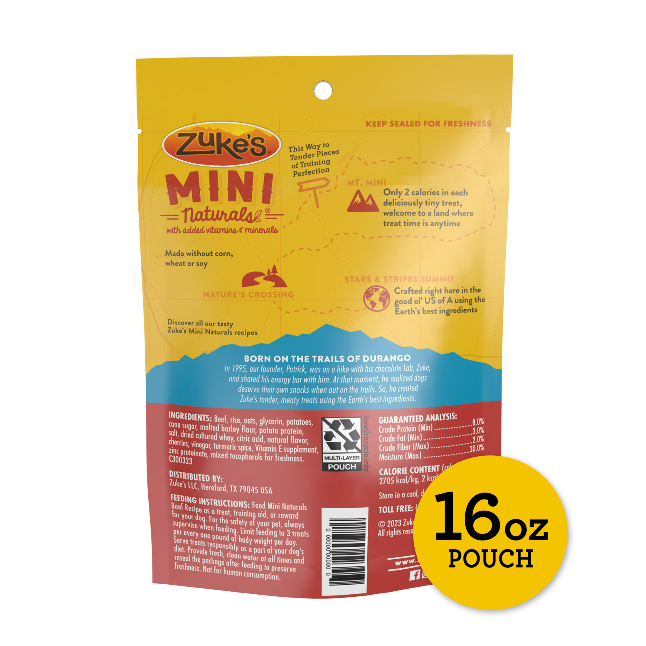 Zuke's Mini Naturals Dog Training Treats Beef (6 Pack) photo 6