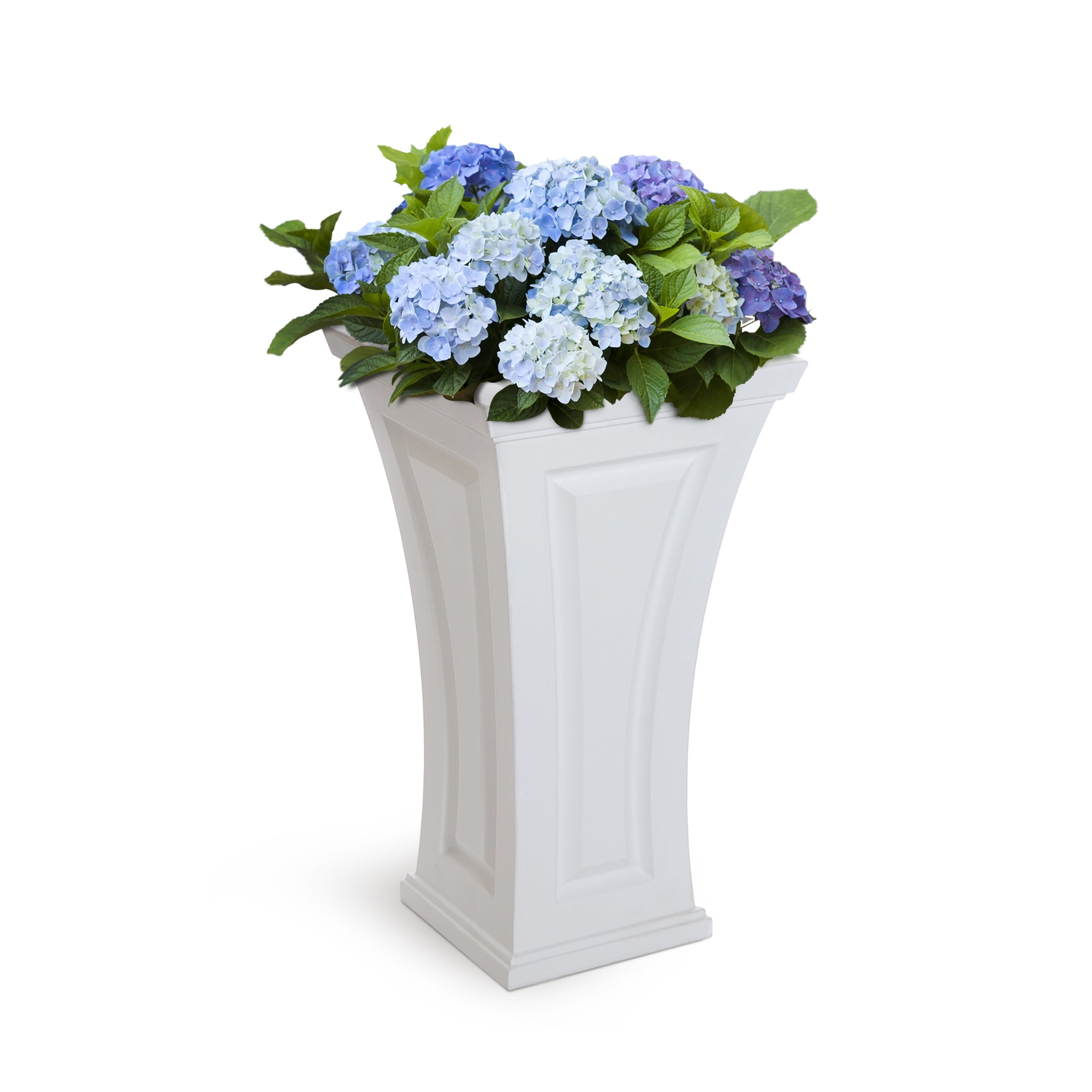 Mayne Cambridge Tall Planter White - Walmart.com - Walmart.com