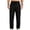 Black, variant on GrmtClth Mens Casual Pants for Men Elastic Waist Drawstring Lightweight Summer Loose Beach Straight Leg Pants with Pockets Navy L