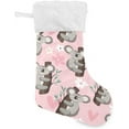 thumbnail image 2 of SKYSONIC Christmas Stockings 2PCS,Cute Koala Baby Big Xmas Stockings Gift Decorations and Party Supplies,Used for Fireplace Decoration Socks Christmas Tree Decoration, 2 of 7
