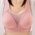 thumbnail image 2 of Penkiiy Women Bras Women's Thin Large Size Breathable Gathered Underwear Women's Non-steel Bra Daily Bra Watermelon Red Bras, 2 of 9