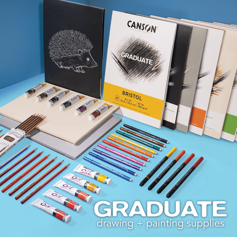 Canson Graduate 9 inch x 12 inch Watercolor Paper Pad (20 Sheets)