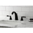 thumbnail image 2 of Kingston Brass KB980FL Royale Widespread Bathroom Faucet, Matte Black, 2 of 5