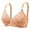 Orange, variant on Women's Comfortable No Steel Ring Breathable Jacquard Thin Push Up Bra Women No Underwire Full Coverage Tshirt Bralettes, Size 40/90