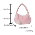 thumbnail image 3 of Bolsos Mano Damas Fuerz Fuente Hobo Versátiles Axila Suave Mini Bolsas Casuales, 3 of 9