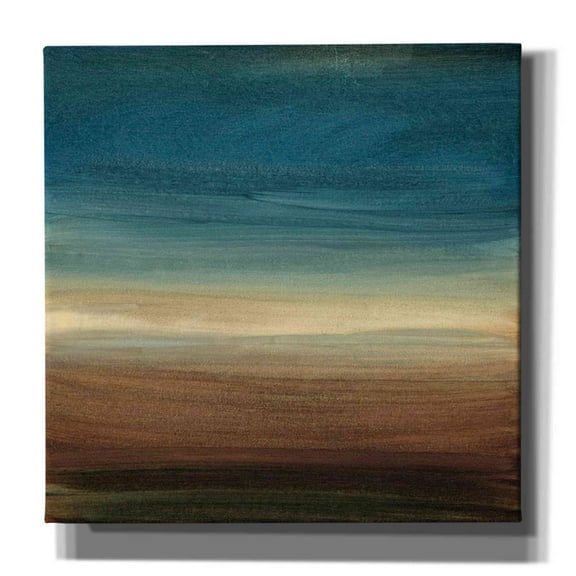 Epic Graffiti 'Abstract Horizon IV' by Ethan Harper Canvas Wall Art, 18"x18"
