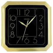 11.5" GOLD CROPPED CORNER BLACK DIAL