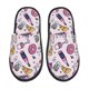 thumbnail image 1 of Fotbe Wine Pantuflas Peludas para Mujer con Estampado, Zapatillas de Peluche, Zapatos de Invierno para Casa, Uso Interior y Exterior-Large, 1 of 8