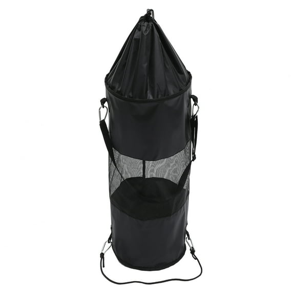 Marine Mesh Bag Trash Can Garbage Cans Hanging Storage Empty Bottles Holder Outdoor