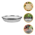 WSTEER Garden Soil Sifter Soil Sifting Pan Stainless Steel Garden Soil