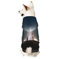 thumbnail image 1 of Fotbe Peggy's Cove Lighthouse Sudadera con Estampado para Perros Pequeños – Suéter con Capucha para Mascotas, Tela Suave de Forro Polar con Bolsillo-X-Small, 1 of 7