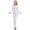 White, variant on High Stretch Unisex Full Body Catsuit Shiny Smooth Transparent Bodysuit for Comfort Style Black M