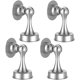 thumbnail image 1 of Tope de puerta, tope de puerta magnético, protector de pared de tope de puerta de acero inoxidable de níquel cepillado, cinta adhesiva de doble cara sin perforación, tornillos para un montaje en, 1 of 7
