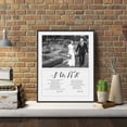 thumbnail image 2 of Custom Personalized Wedding Gift Poem Vows First dance song print Framed, 2 of 6